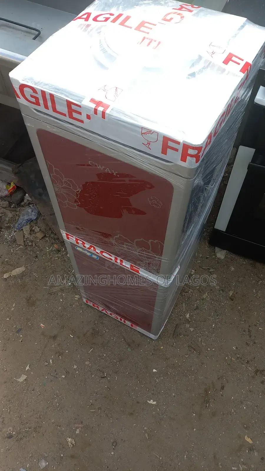 Double Door Water Dispenser With Fridge
