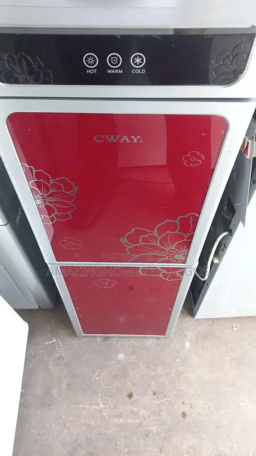 Double Door Water Dispenser With Fridge