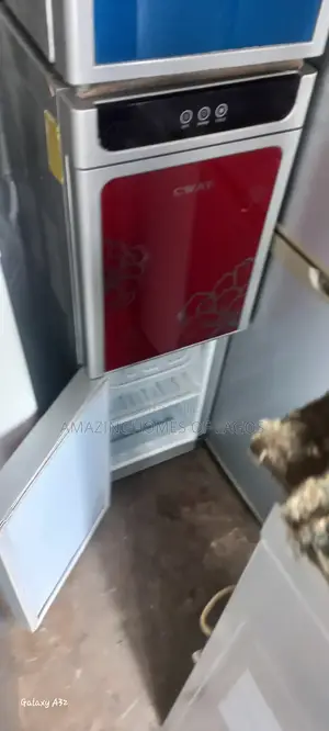 Double Door Water Dispenser With Fridge