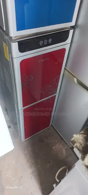 Double Door Water Dispenser With Fridge