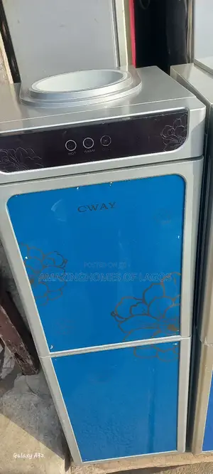 Double Door Water Dispenser With Fridge