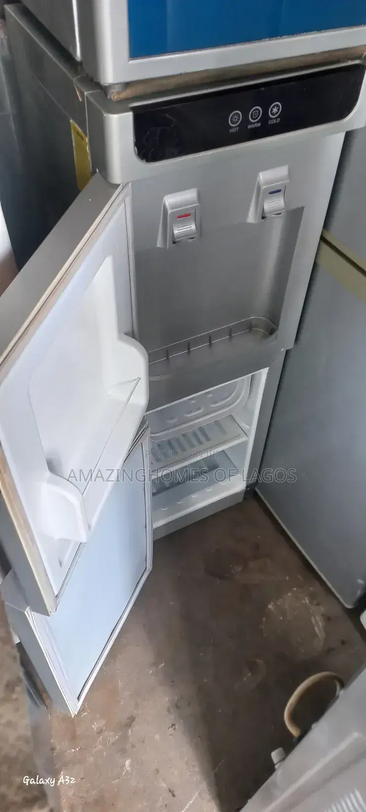 Double Door Water Dispenser With Fridge
