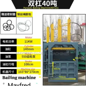 Double Hydrolic Baling Machine Pressing Machine