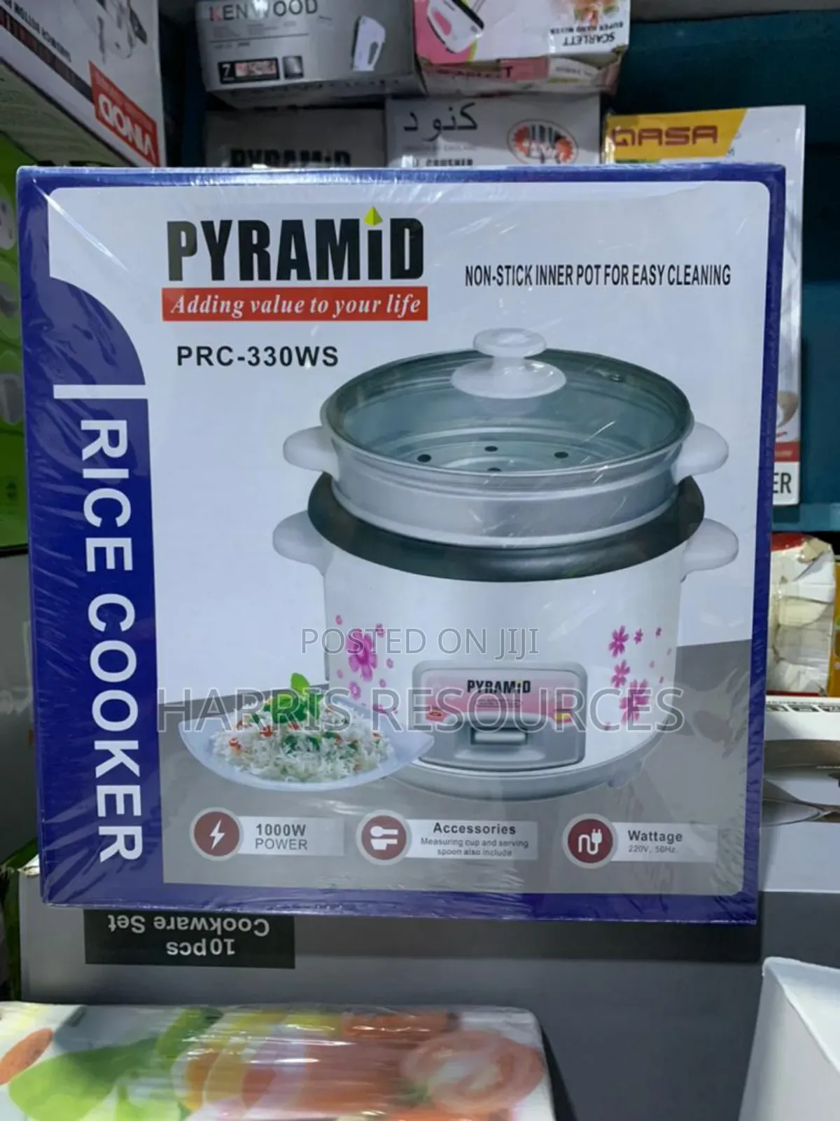 Pyramid Rice Cooker With Non Stick Pot