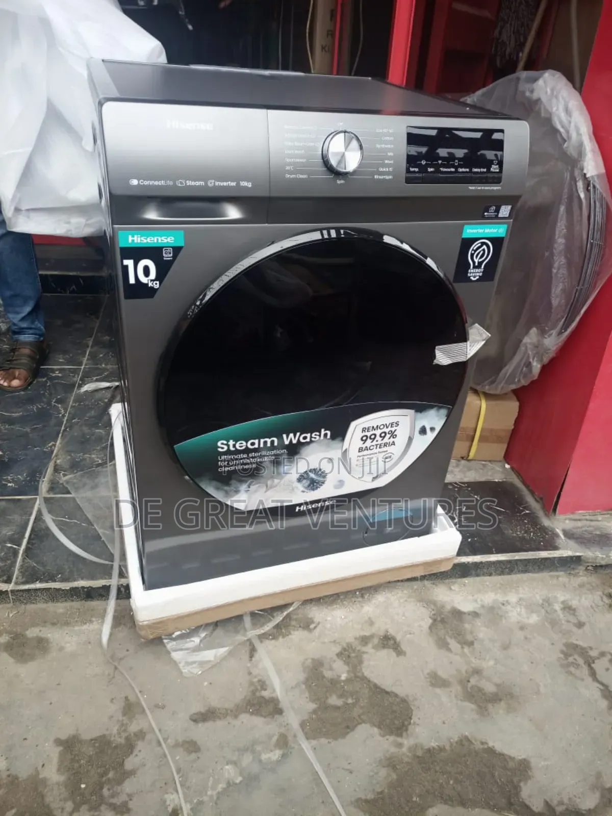Brand New Hisense 10jg Front Loader Automatic Washing Machin