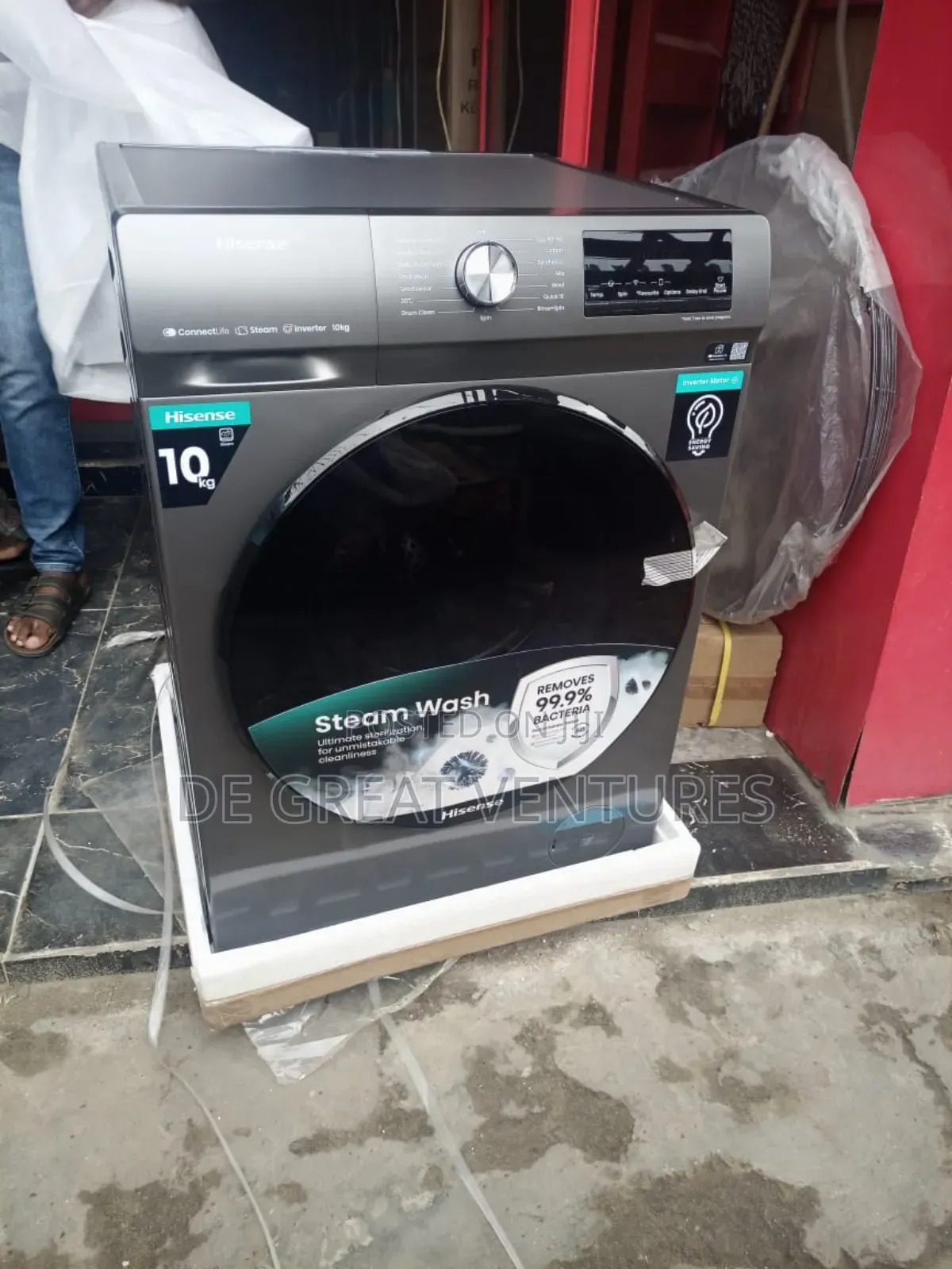 Brand New Hisense 10jg Front Loader Automatic Washing Machin