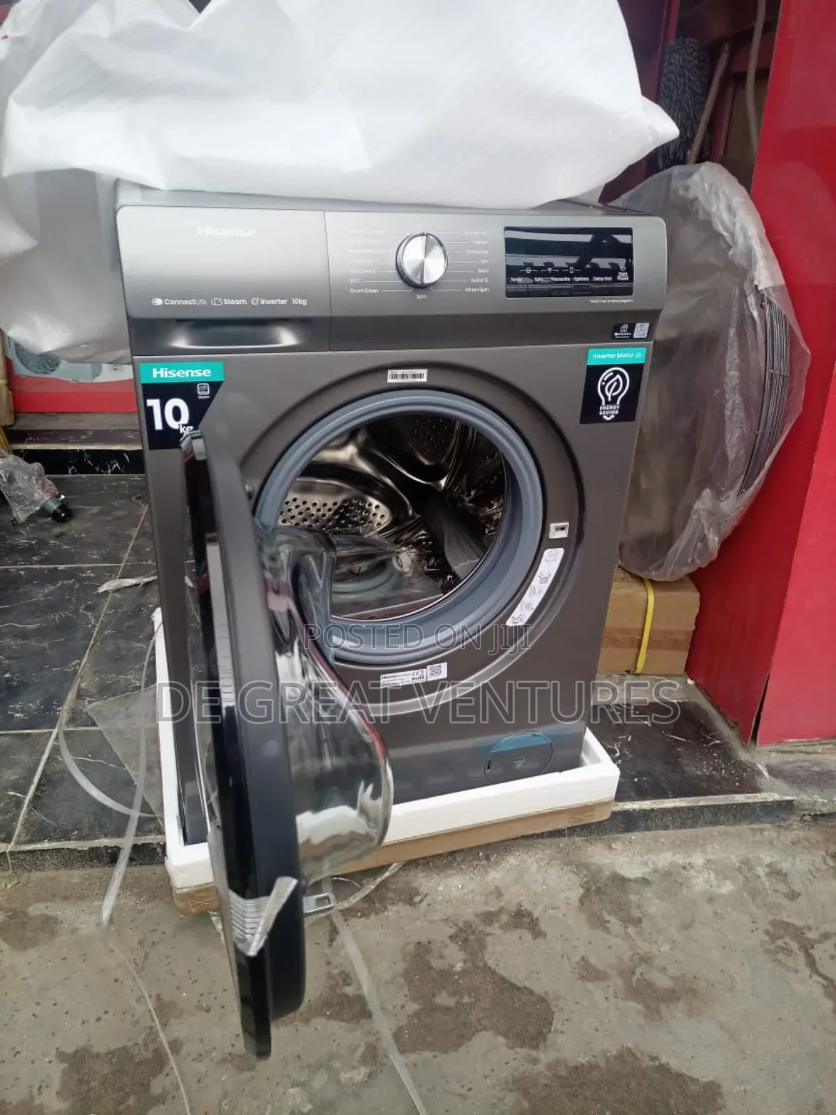 Brand New Hisense 10jg Front Loader Automatic Washing Machin
