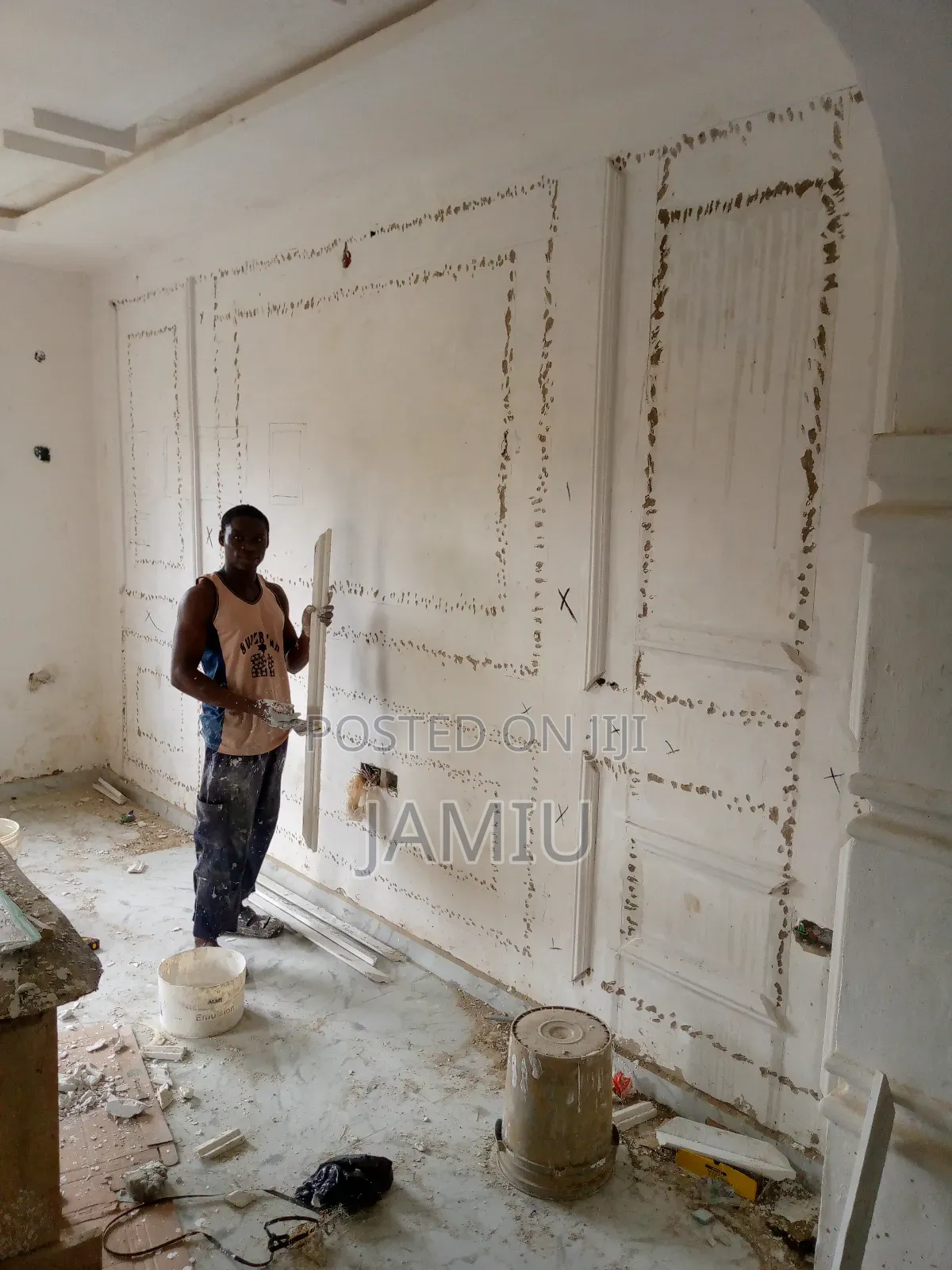 Pop Ceiling and Wall Screeding