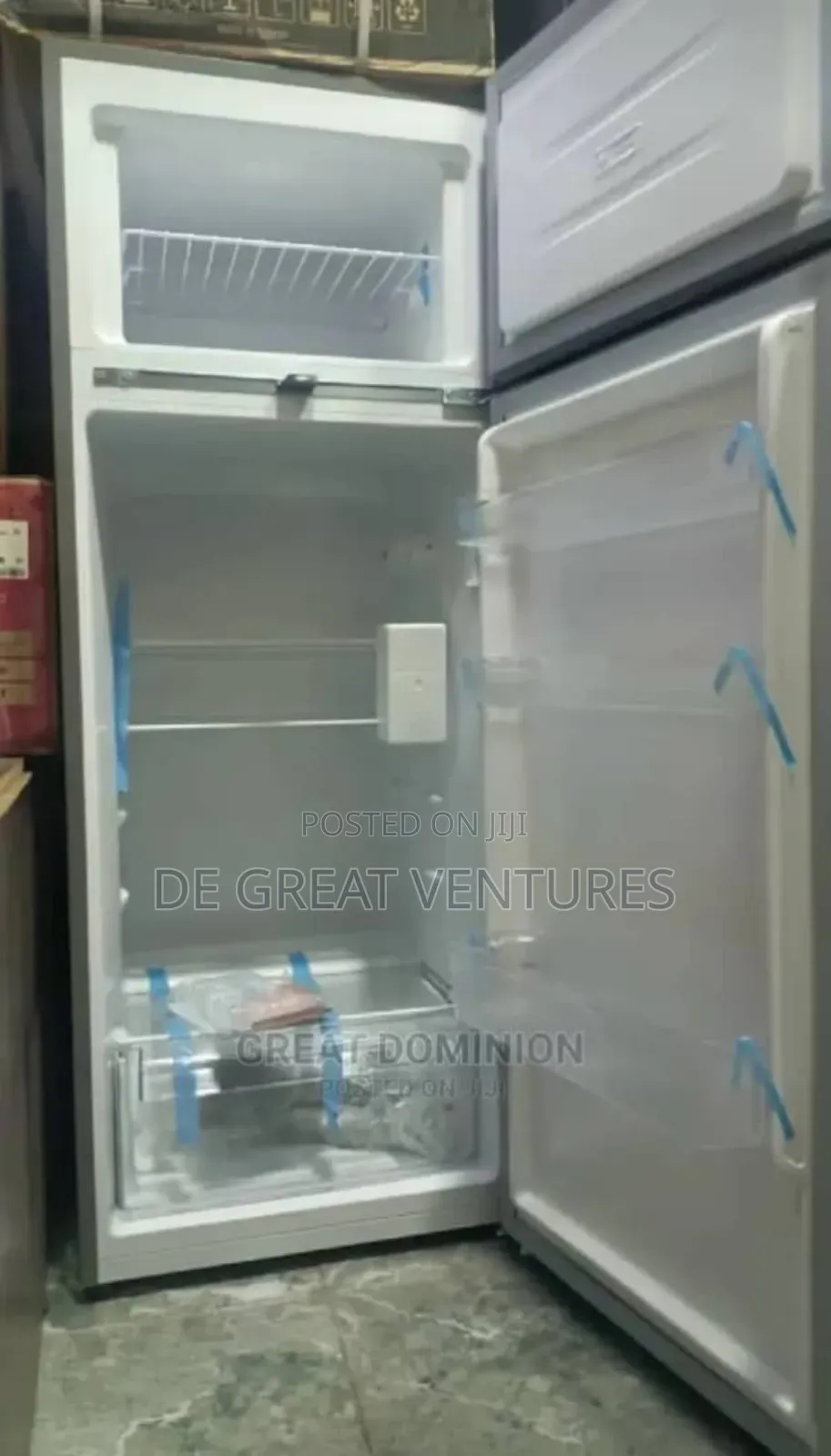 Brand New Bruhm 200L Double Door Refrigerator✓Silver Colour✓