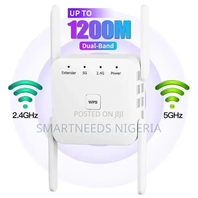 Dual Mode 2.4G and 5G 1200mbps WIFI Range Extender