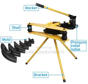 10ton Manual Hydraulic Pipe Bending Machine Tube Bender 4”