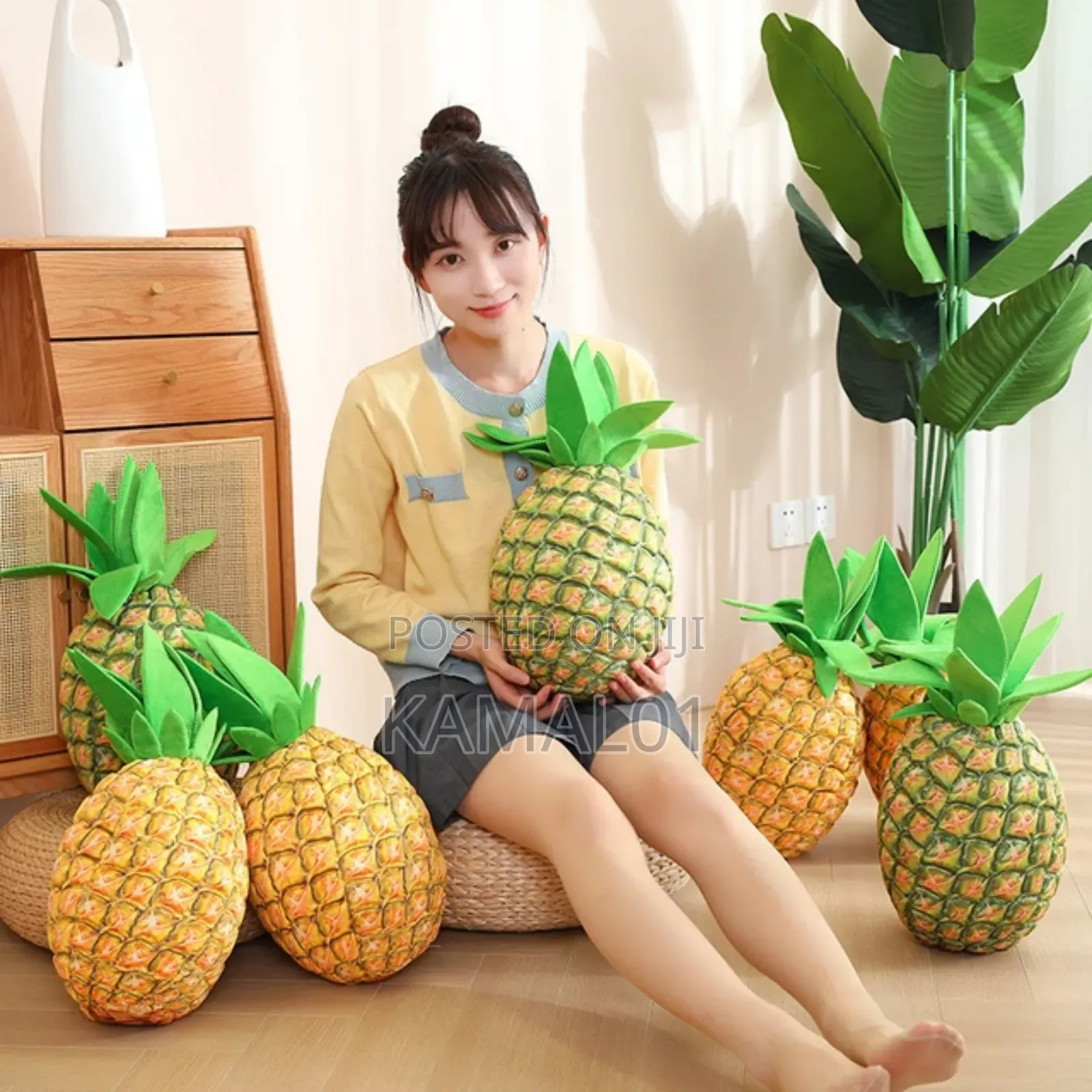 Lovely Pineapple Plush Toy Sleeping Pillows Pineapple Fruit