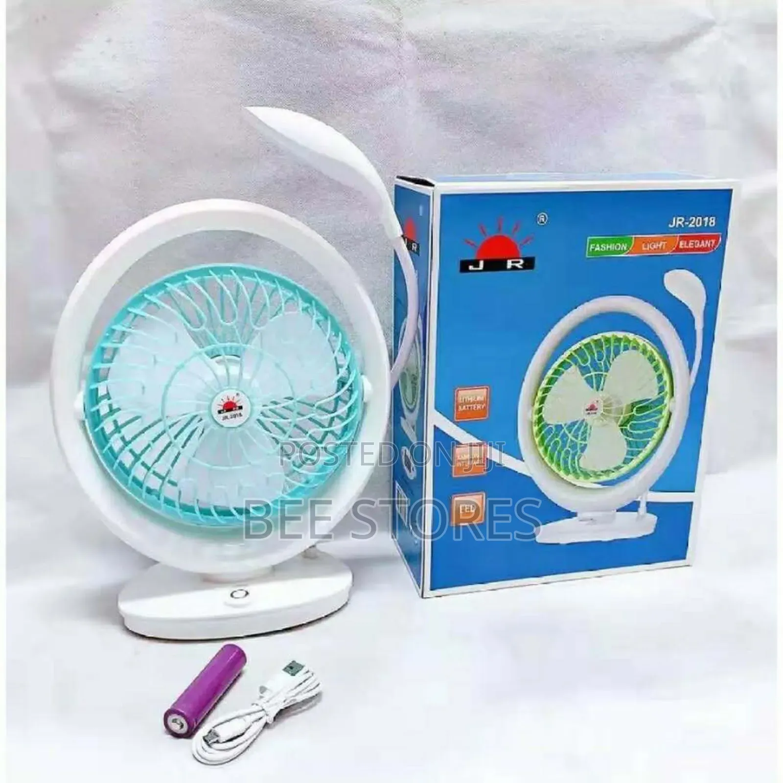 Quality Rechargeable Fan With LED Light