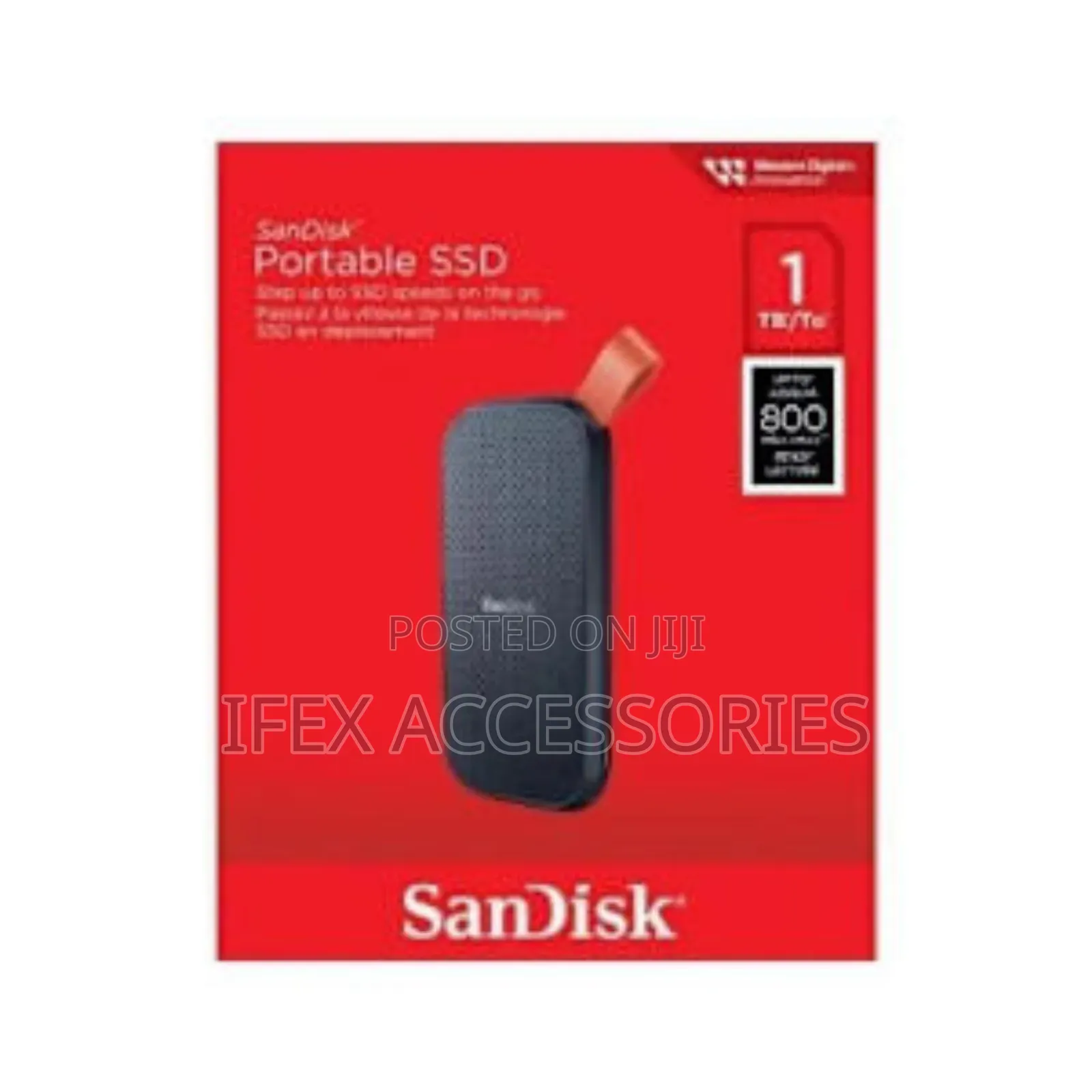 Sandisk 1tb Portable SSD – Up to 800mb/S - Usb-C - Usb 3.2