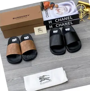 Burberry Slide Well Branded and Packaged