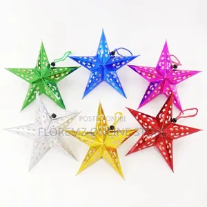 Photo - Hanging 3D Paper Star Decoration Christmas Ornament