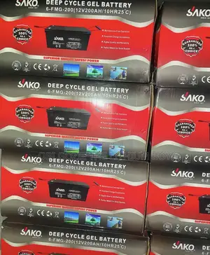12v-200ah Sako Solar Gel Battery Available in Stock