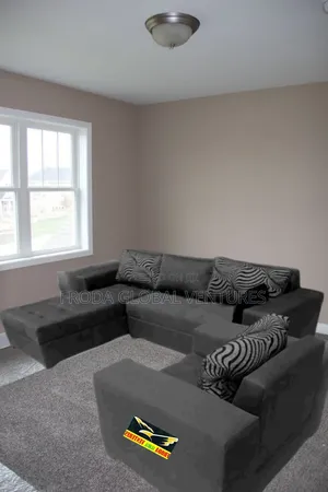 Quality Couches for Living Rooms. L-Shape Sofa, Single Chair. Aku01