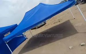 Imported Foldable Canopy 10 by 15 Feet in White Pole