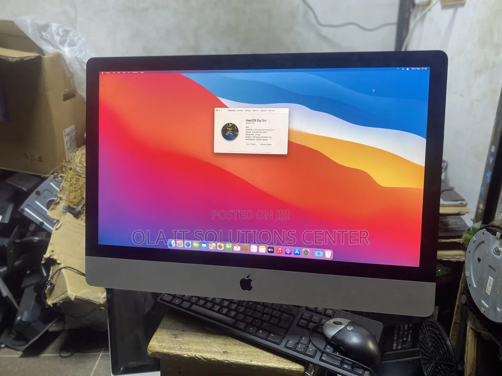 Desktop Computer Apple iMac 16GB Intel Core I7 HDD 1T
