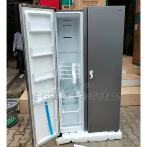 Brand New Hisense Side-Side 514L Refrigerator>>Silver Colour