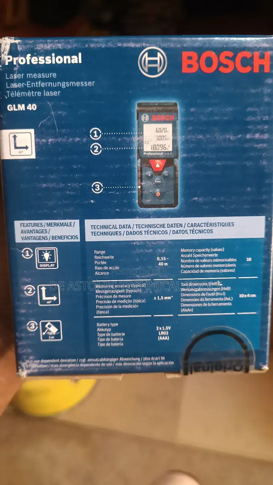Bosch GLM 40 Laser Measure