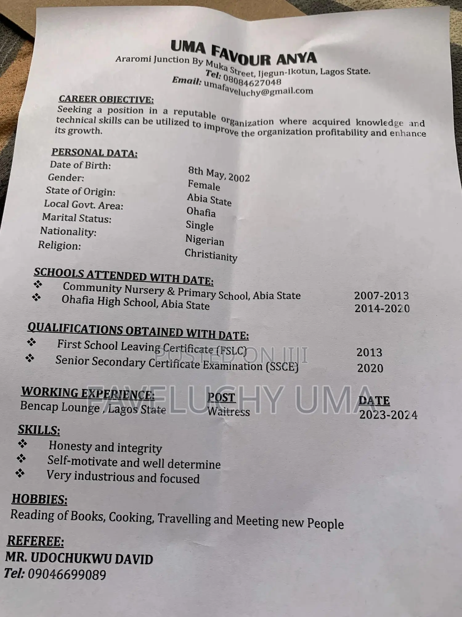 Female House Help