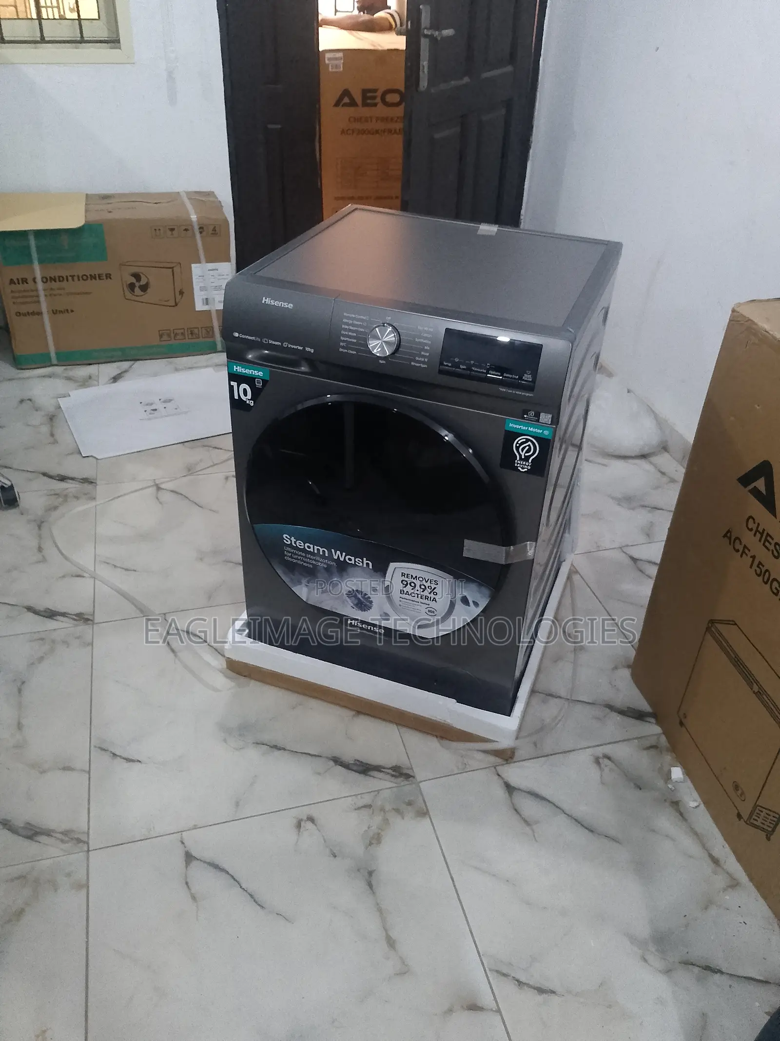 Save Your Energy With Hisense 10kg Inverter Washing Machine
