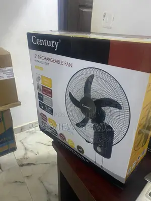 Functional 18''century Rechargeable Fan With Led Light