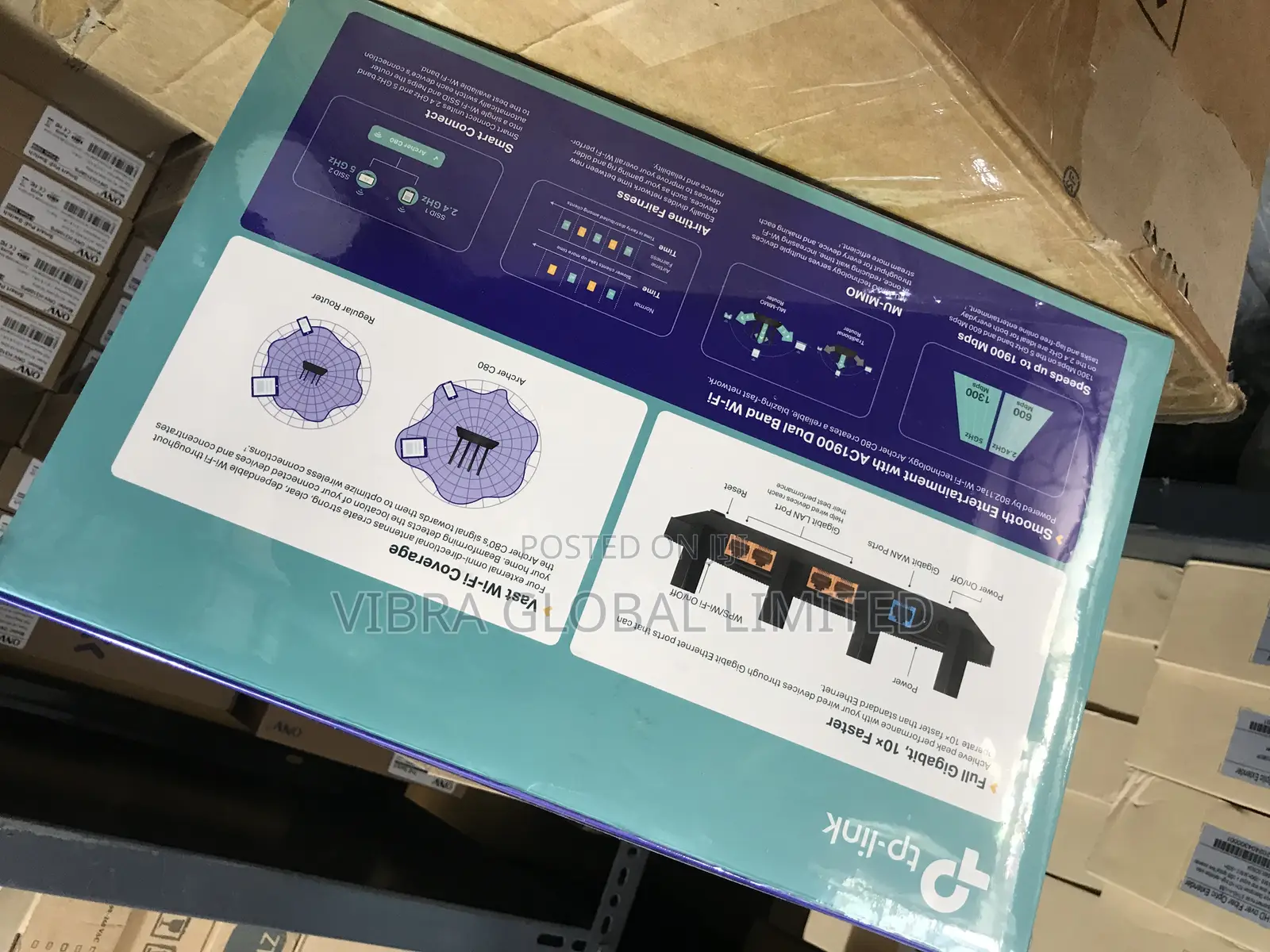 Tp Link Rounter AC 1900 Dual MU/ MMO