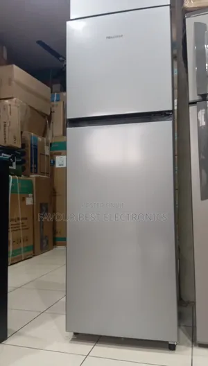New Hisense 154L Double Door Fridge (100W) Super Cooling