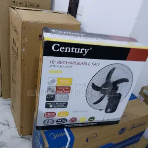 Professional Grade Century 18 Inches Rechargeable Wall Fan