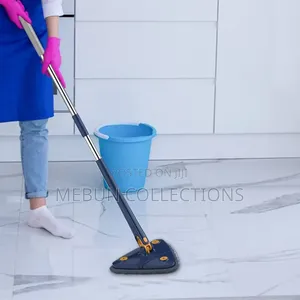 360 Rotatable Adjustable Wall Floor Cleaning Mop