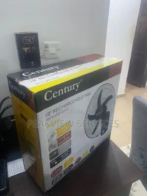 Power Efficient 18''century Rechargeable Fan With LED Light