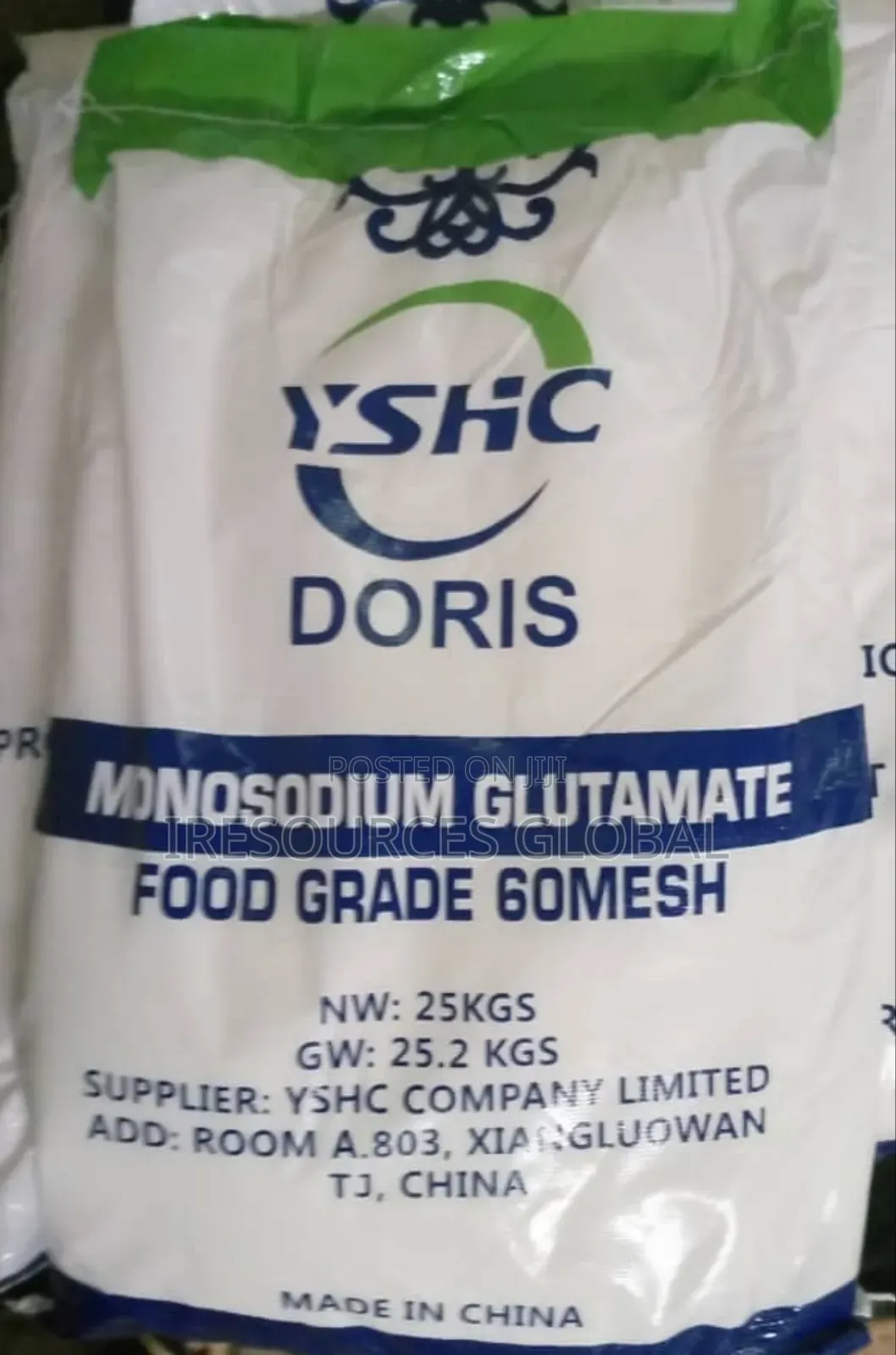 Monosodium Glutamate (MSG).