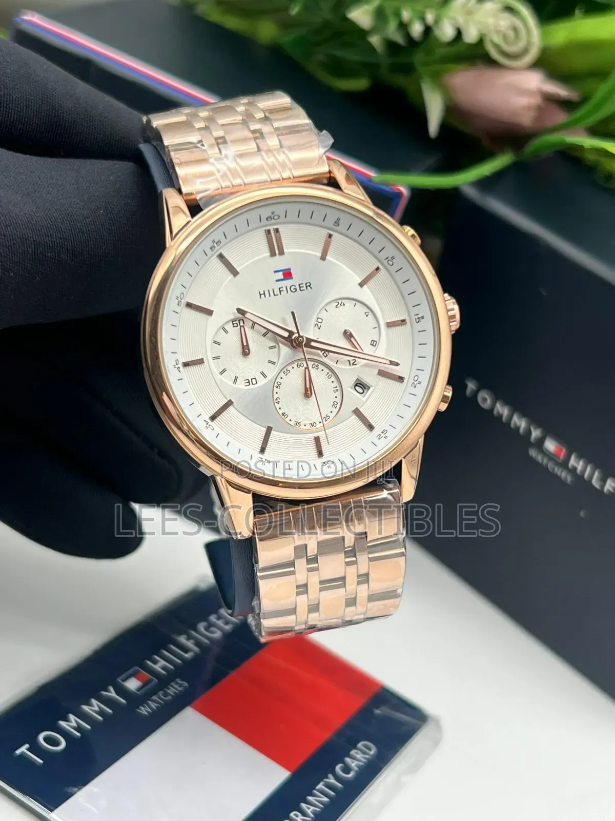 Quality Tommy Chain Chronograph Watch