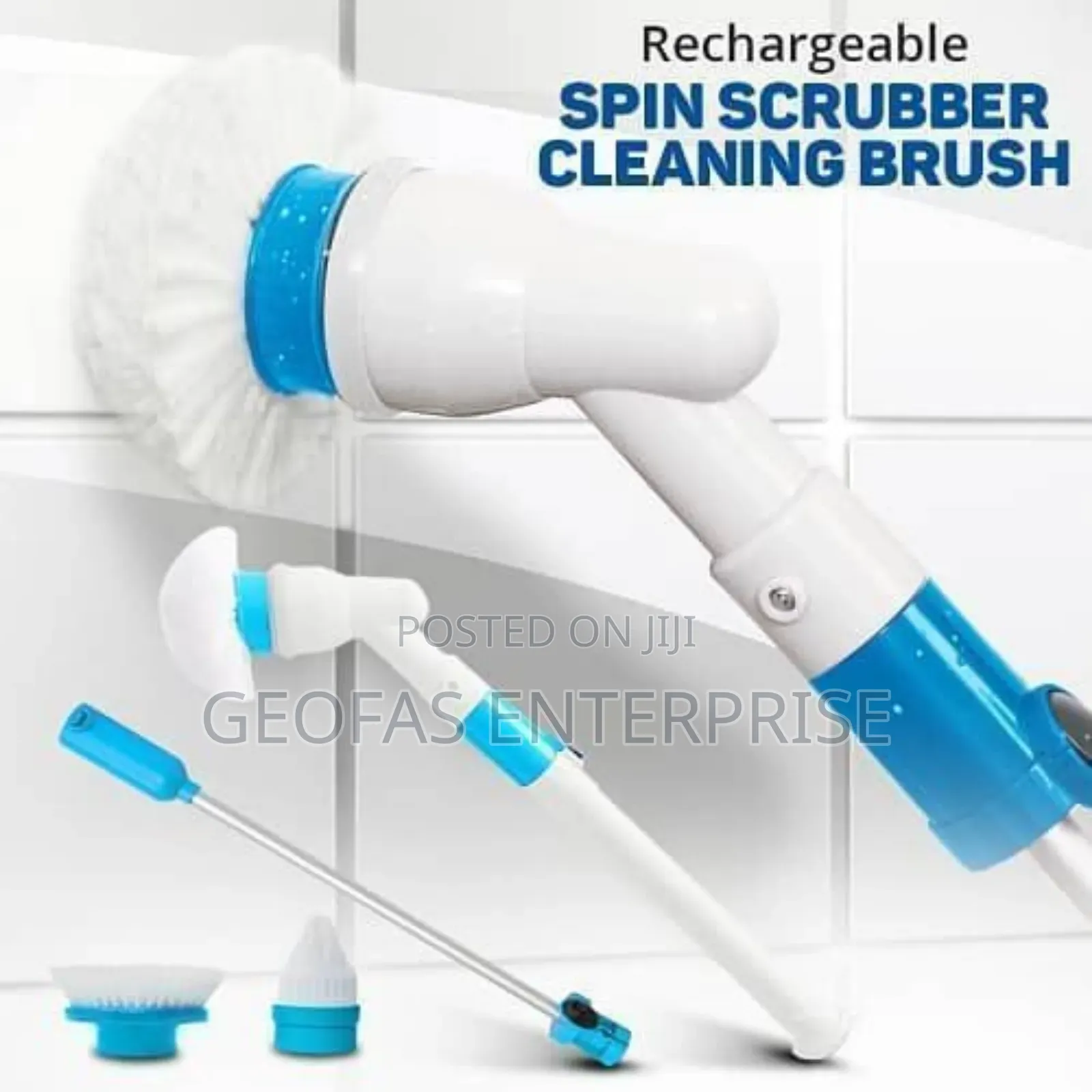 Hurricane First Grade Rechargeable Spin Scrubber
