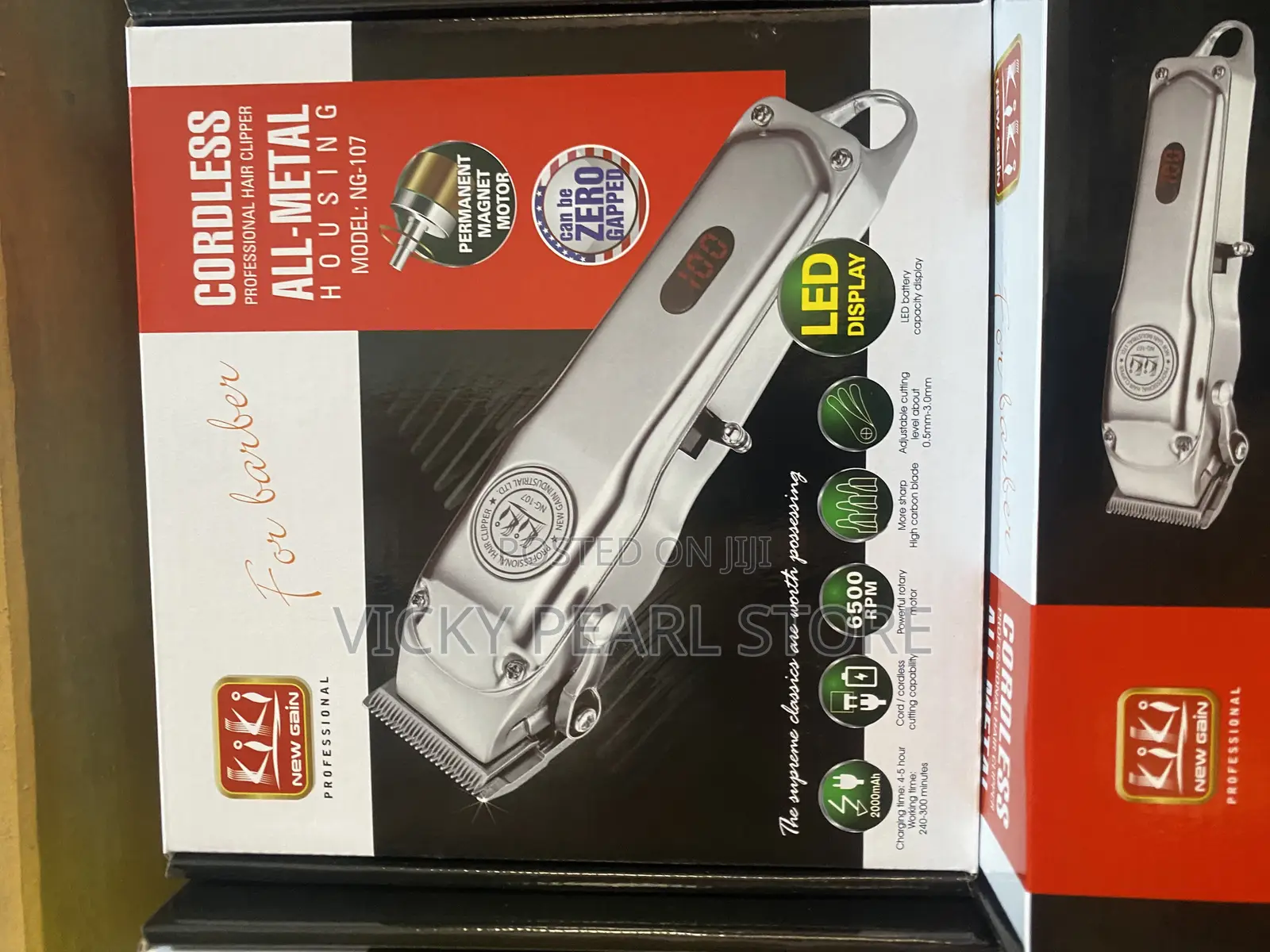 Kiki Rechargeable Stainless Clipper