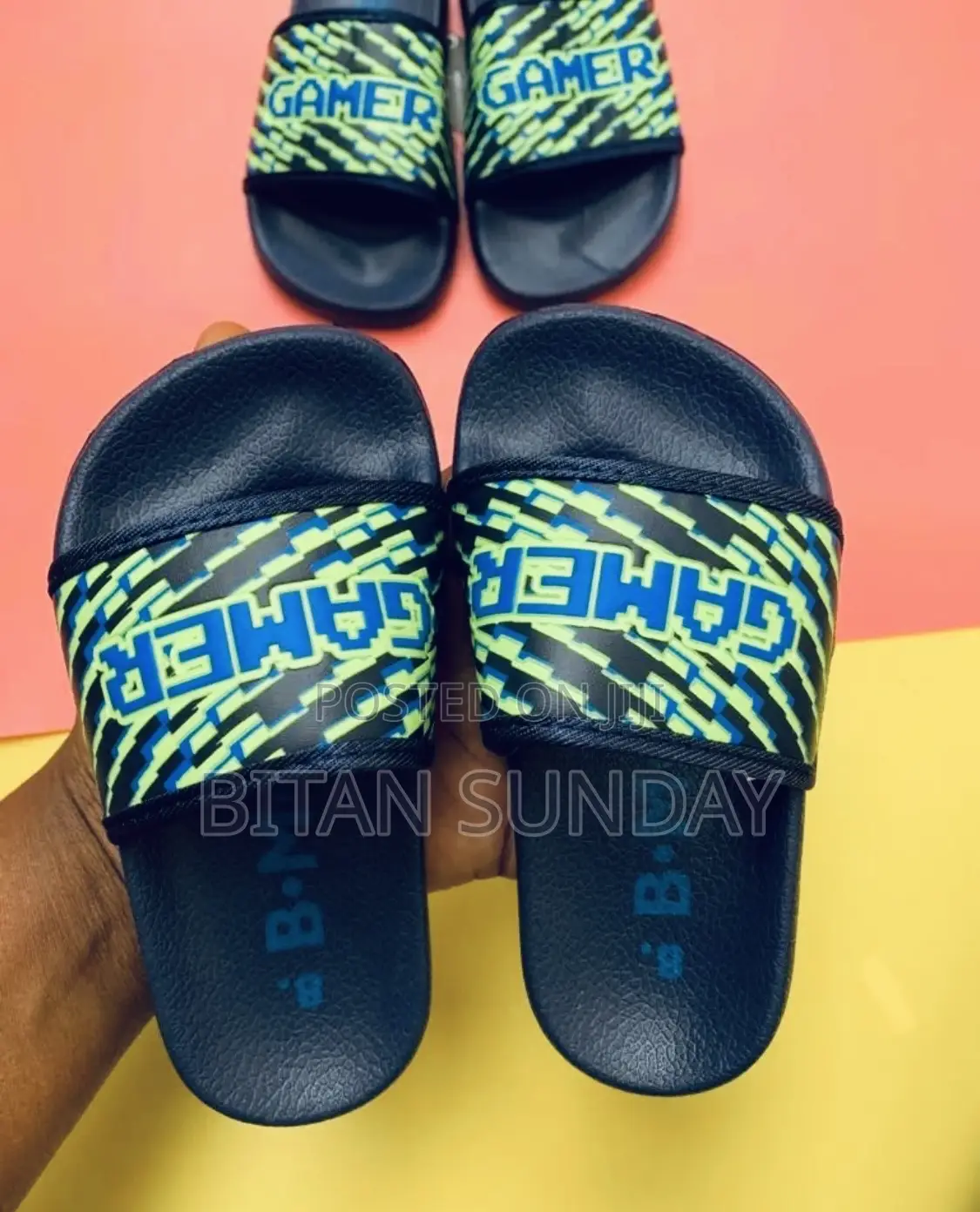 Boys Navy Gamer Slide