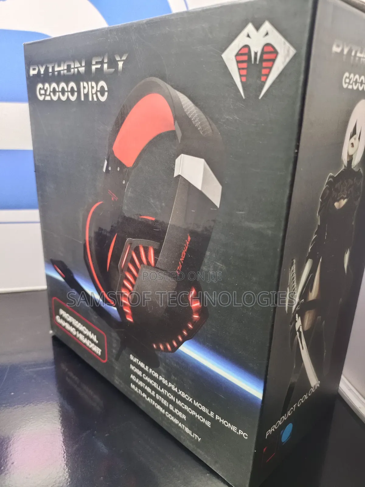 Python Fly G2000 Pro Gaming Headset for Ps5, Ps4, Xbox