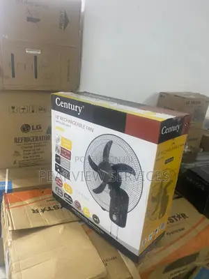 High Technology 18'century Rechargeable Fan With LED Light