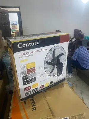 Automatic Osillation 18'century Rechargeable Fan LED Light