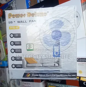 Power Deluxe 16" Wall Fan