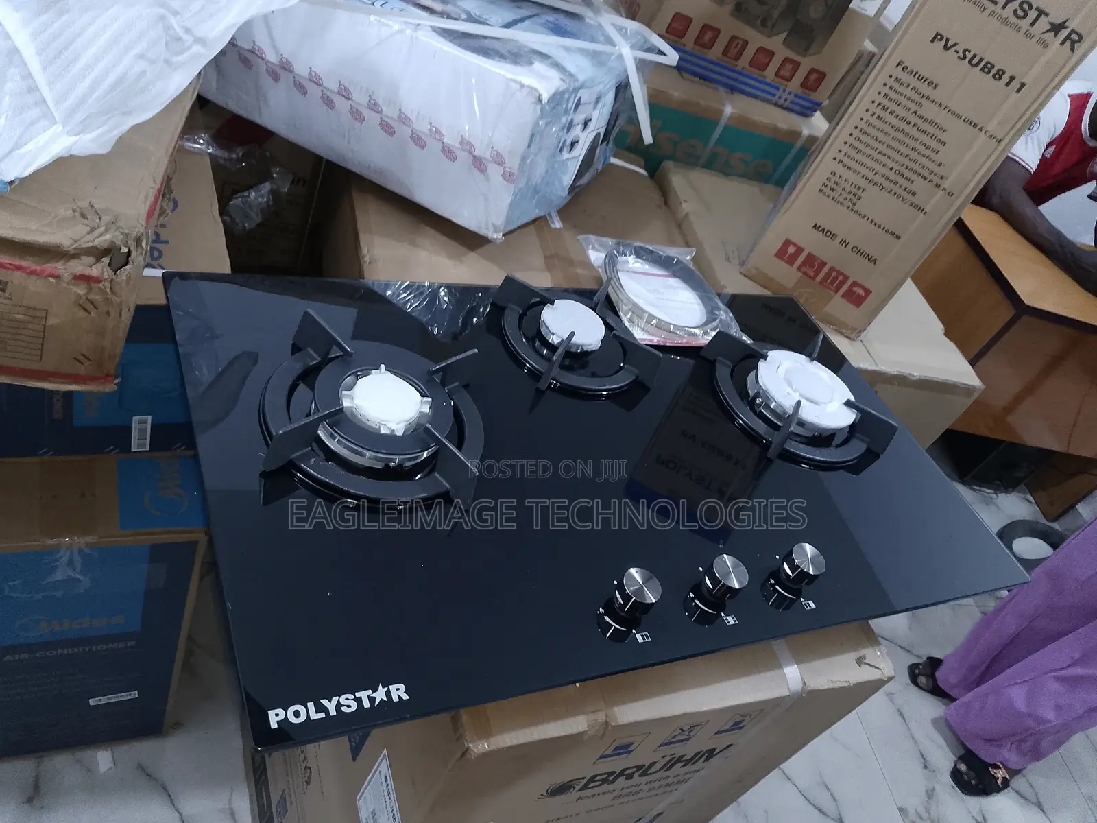 New Modern Polystar 3 Built-in Gas Hob(Pv-Jy3802)
