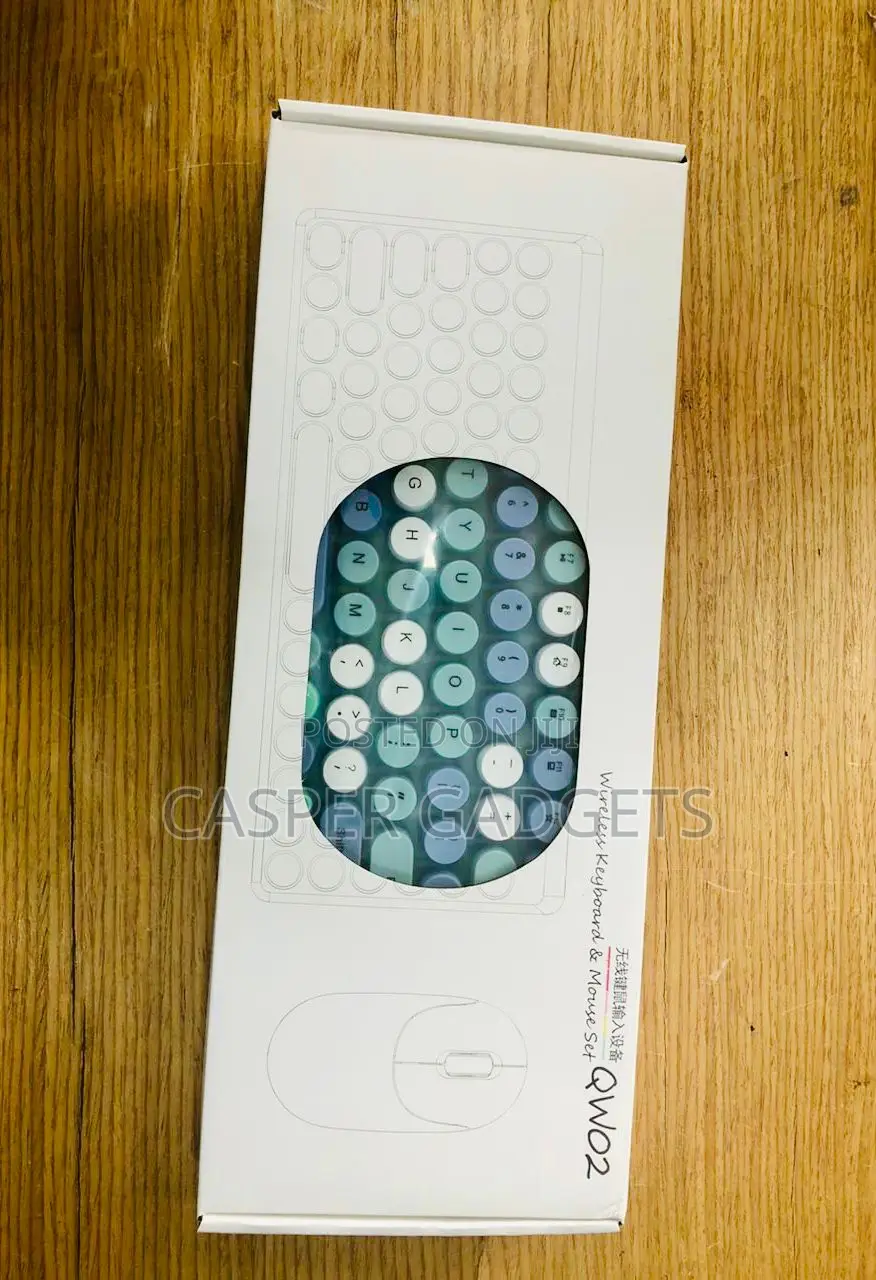 Qw02 Wireless Keyboard With Mouse Set