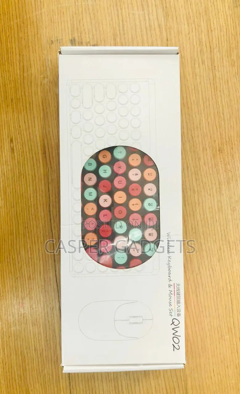 Qw02 Wireless Keyboard With Mouse Set