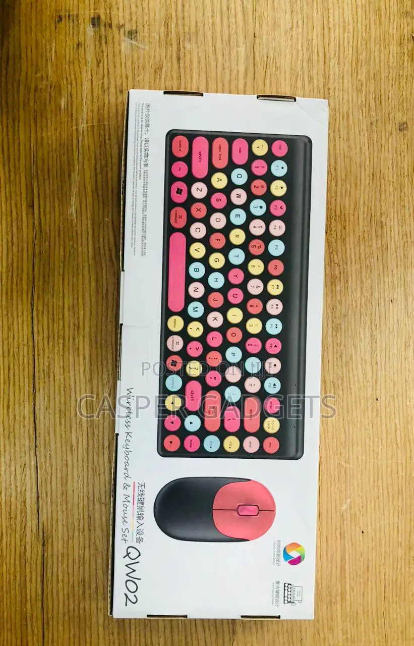 Qw02 Wireless Keyboard With Mouse Set
