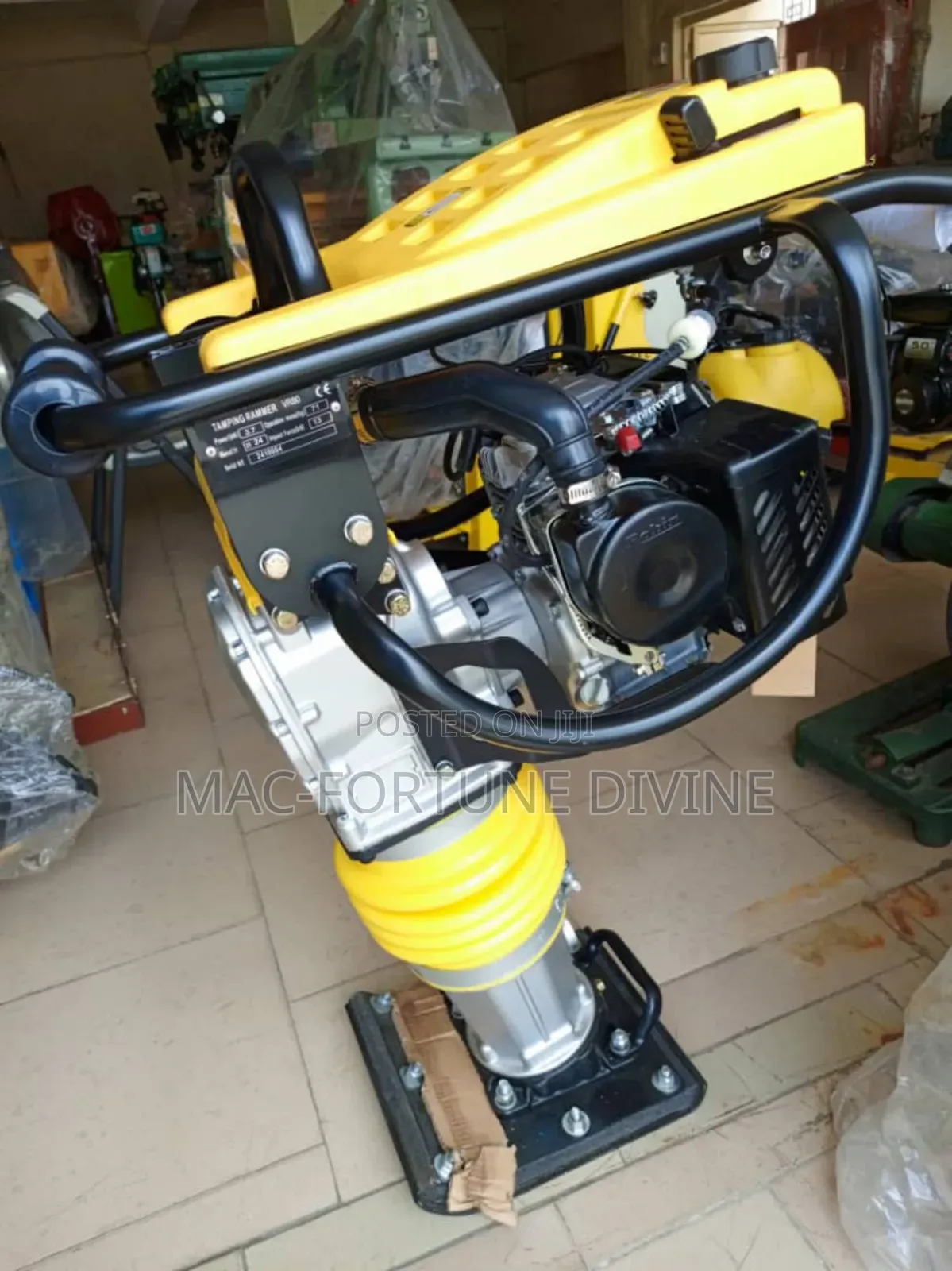 Jumping Compactor 60kg Gasoline(Robin Engine) for sale - MAC-FORTUNE ...