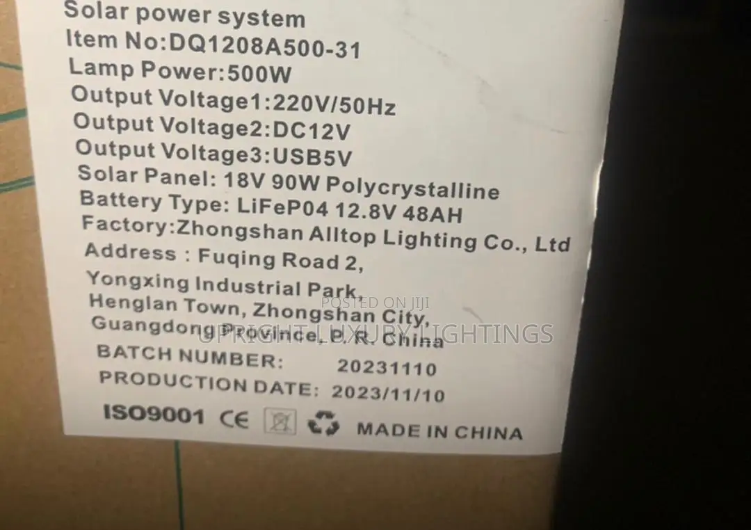 500watts Solar Generator
