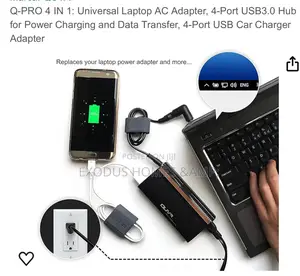 Quva Tech Q-Pro 4 in 1: A Notebook Power Adapter Combo